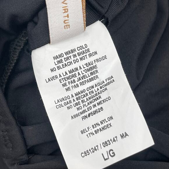 BECCA Swimsuit Size Large One Piece Asymmetrical Cutout Black NWT Removable Cups - Picture 6 of 16